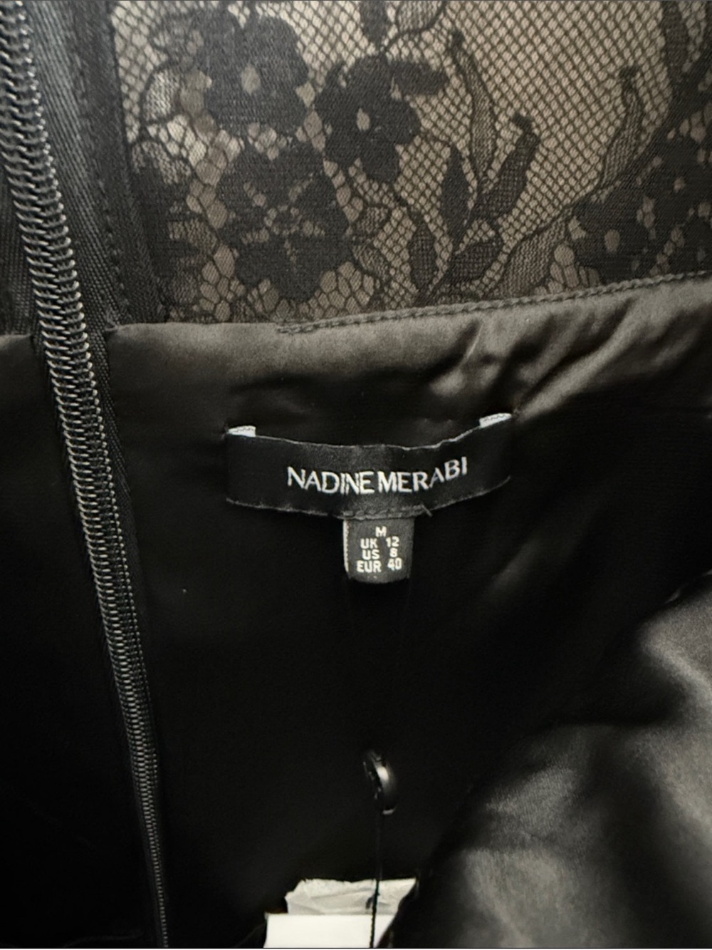 NADINE MERABI MYLENE BLACK DRESS - Picture 9 of 12